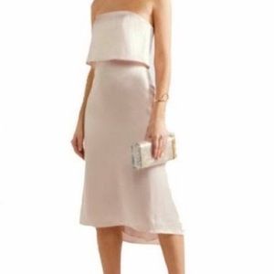 👛HALSTON👛STRAPLESS MIDI GOWN